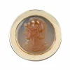 Bague camée sur agate ancienne