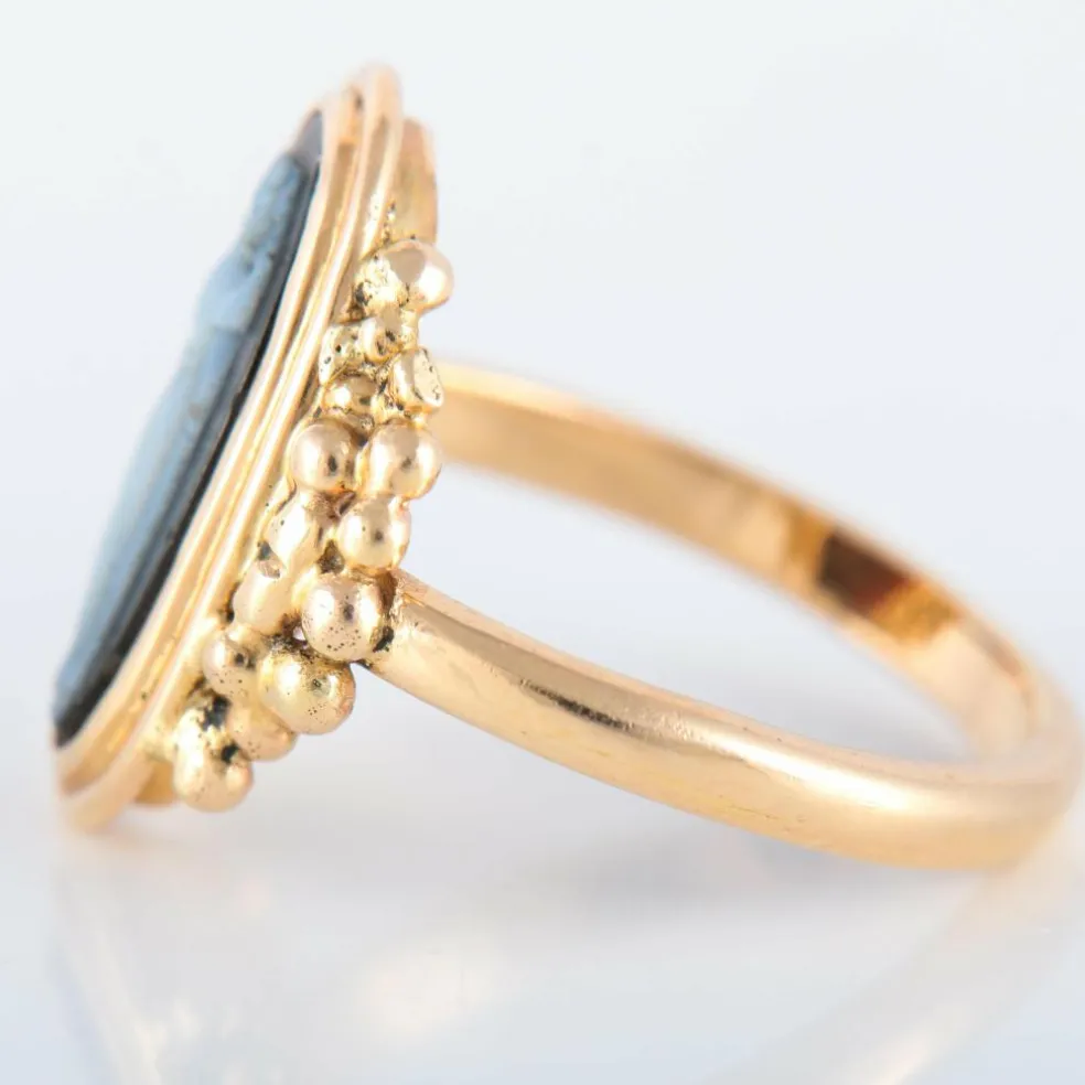 Bague Camée sur onyx