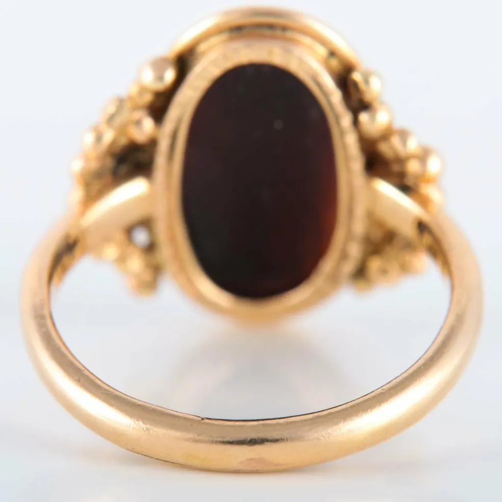 Bague Camée sur onyx