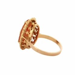 BAGUE CAMEE SUR COQUILLAGE