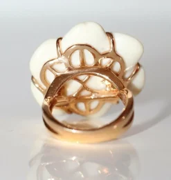 Bague Camélia Saphirs Et Améthystes