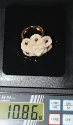 Bague Camélia Saphirs Et Améthystes