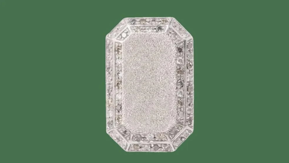 Bague Carolina BUCCI en or blanc et diamants