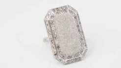 Bague Carolina BUCCI en or blanc et diamants