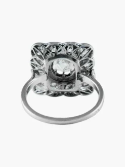 Bague Carrée Diamants