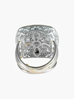 Bague Carrée Diamants