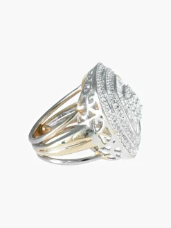 Bague Carrée Diamants