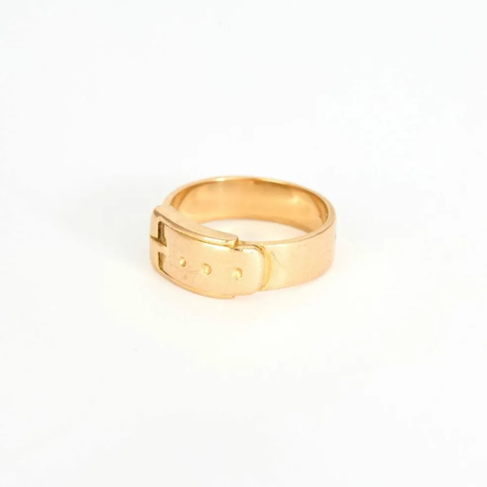 Bague ceinture en or
