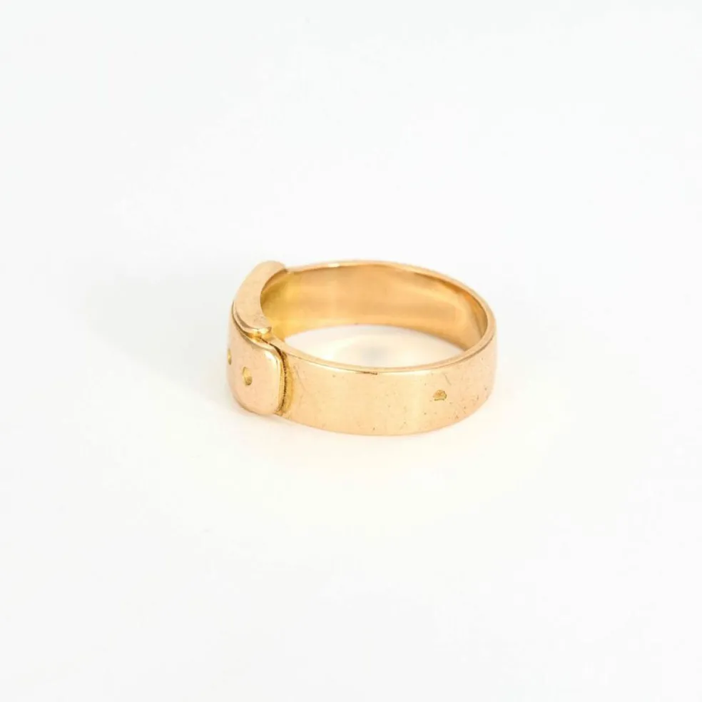 Bague ceinture en or