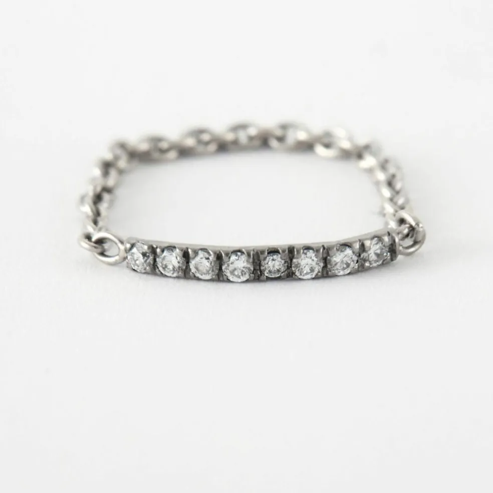 Bague Chaîne diamants