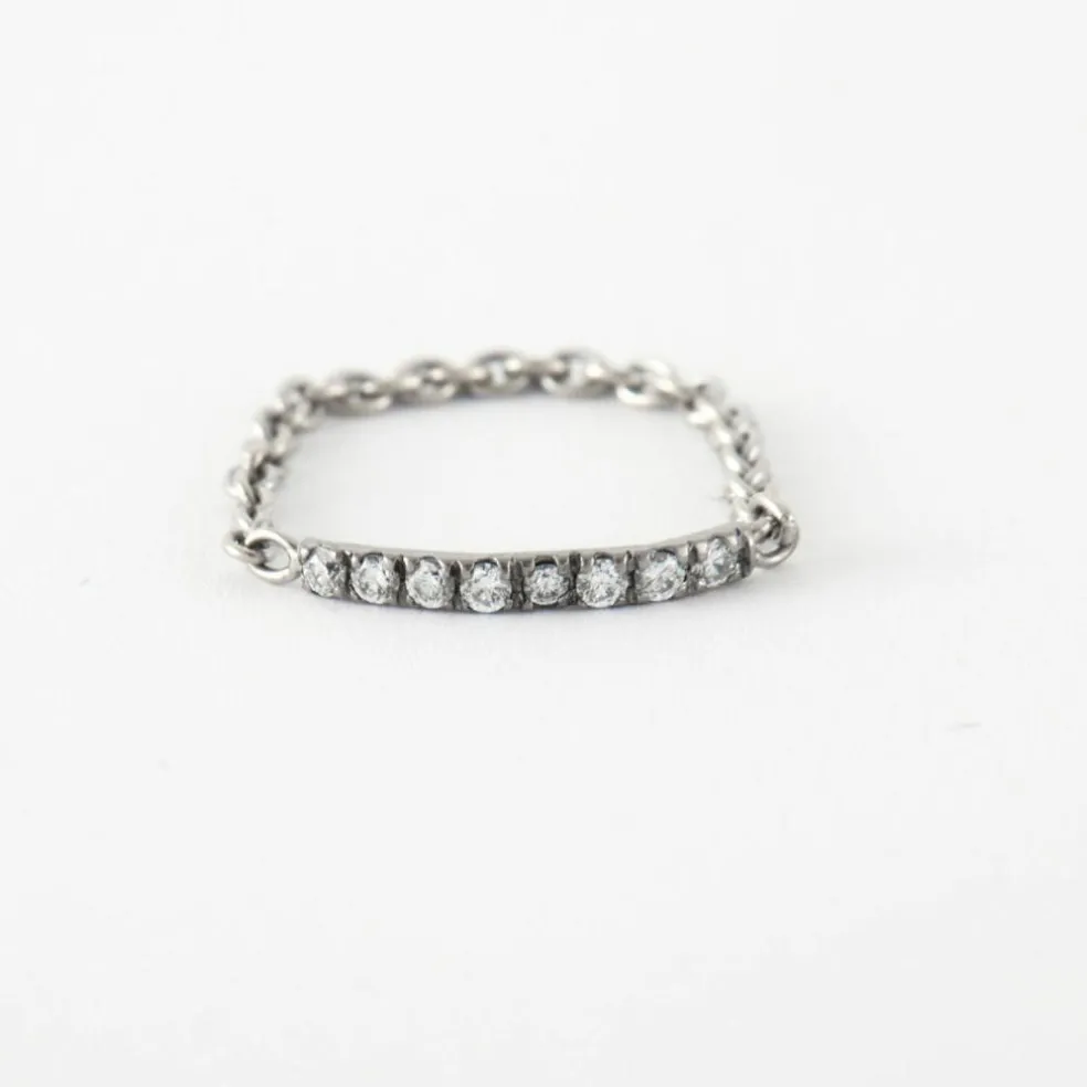 Bague Chaîne diamants