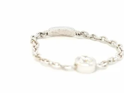 Bague Chaînette Or blanc Diamant