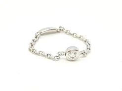 Bague Chaînette Or blanc Diamant