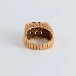 Bague Chevalière 12 Rubis