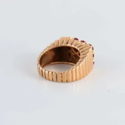 Bague Chevalière 12 Rubis