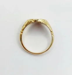 Bague chevalière antique or jaune