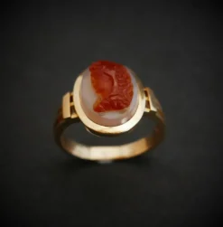 Bague Chevalière Camée