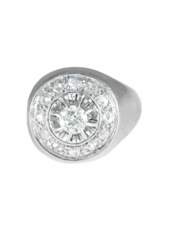 Bague Chevalière Diamants