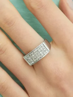 Bague Chevalière Diamants