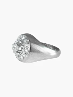 Bague Chevalière Diamants