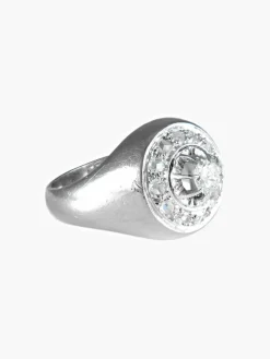 Bague Chevalière Diamants