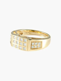 Bague Chevalière Diamants