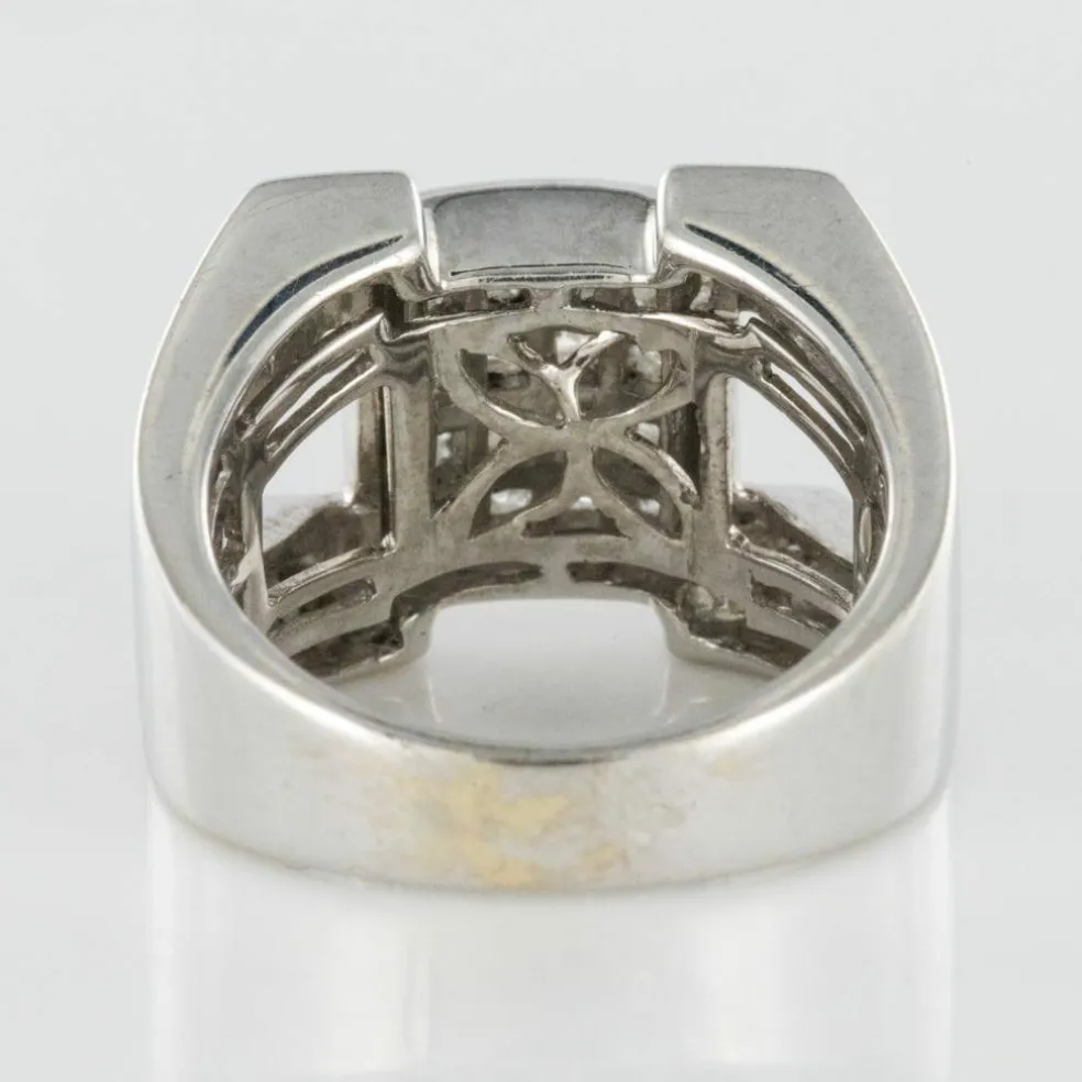 Bague chevalière Diamants