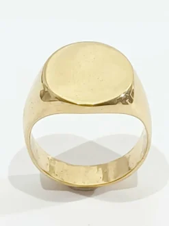 Bague Chevalière En Or Rose