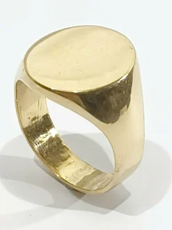 Bague Chevalière En Or Rose