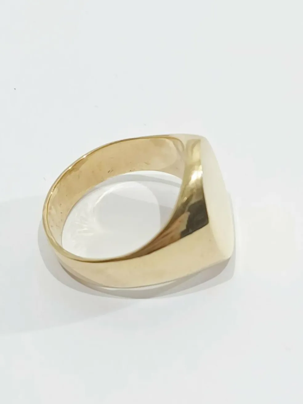 Bague Chevalière En Or Rose