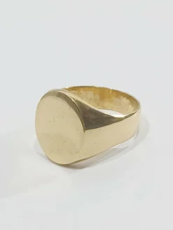 Bague Chevalière En Or Rose