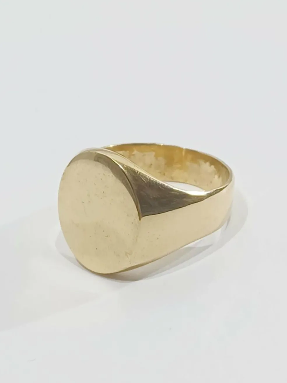Bague Chevalière En Or Rose