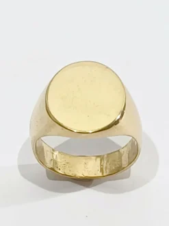 Bague Chevalière En Or Rose