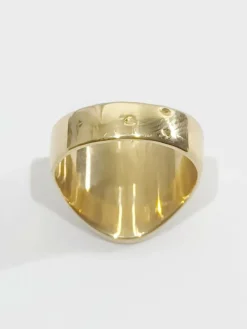 Bague Chevalière En Or Rose