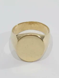 Bague Chevalière En Or Rose