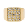 Bague Chevalière Or jaune Diamant