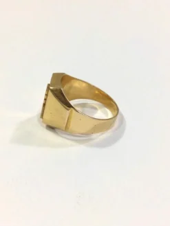Bague Chevalière Or monogrammée EH