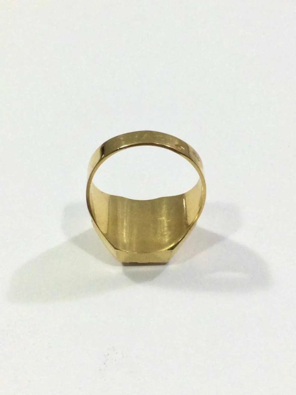 Bague Chevalière Or monogrammée EH