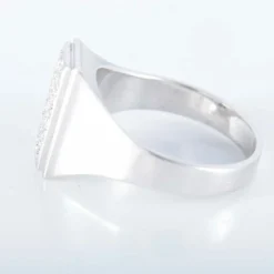 Bague Chevalière pavage Diamants