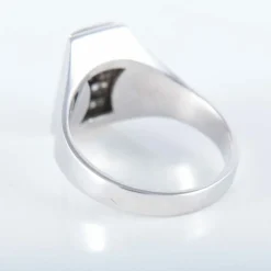 Bague Chevalière pavage Diamants
