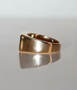 Bague Chevalière Rubis Diamants