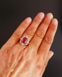 Bague chevalière Tank Diamants, Or