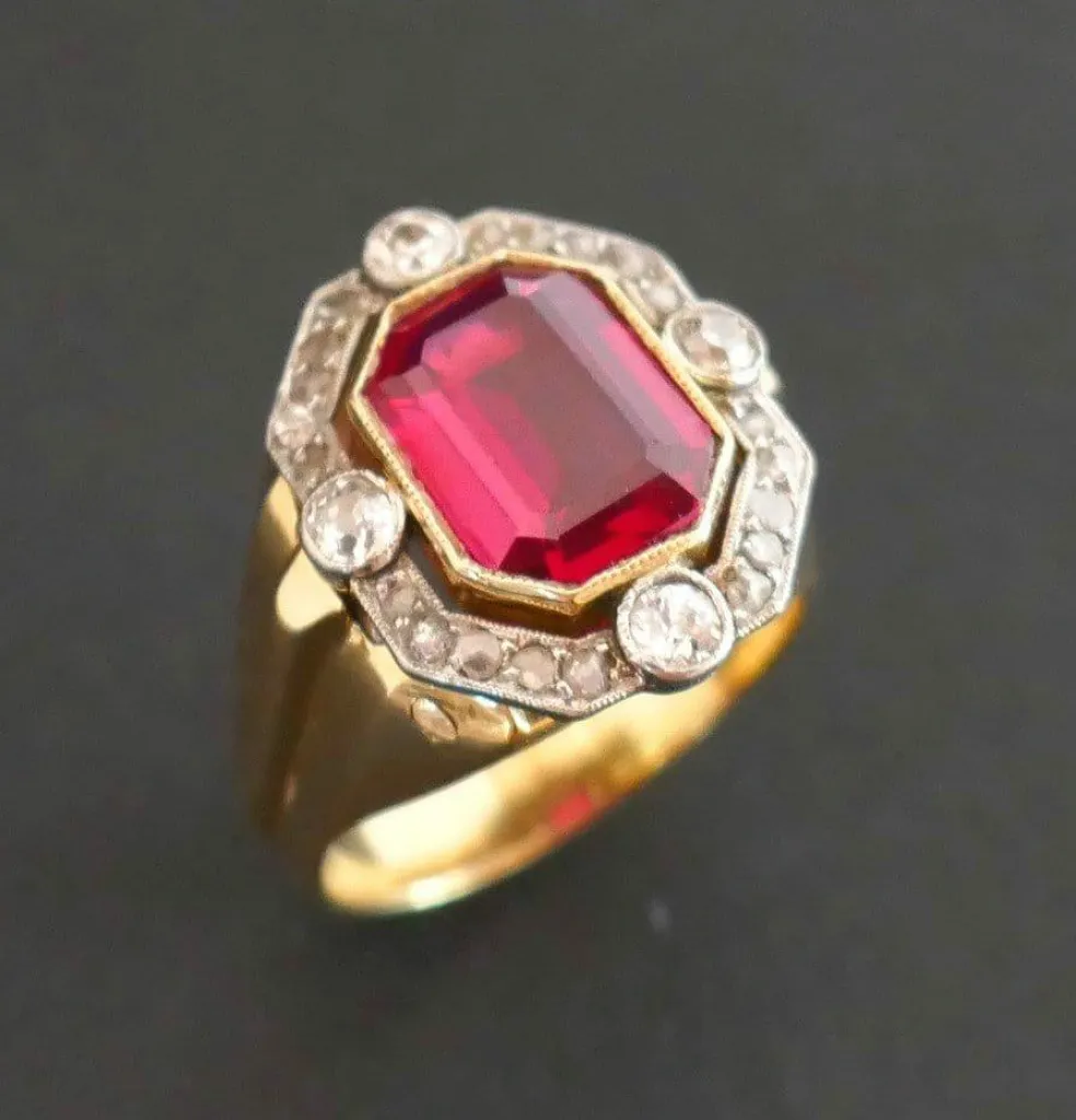 Bague chevalière Tank Diamants, Or