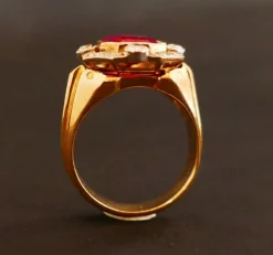 Bague chevalière Tank Diamants, Or