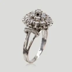 Bague chou diamants
