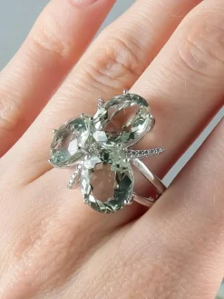 bague Chrysobéryls et Diamants