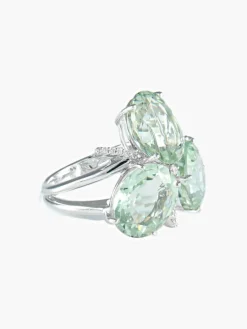 bague Chrysobéryls et Diamants