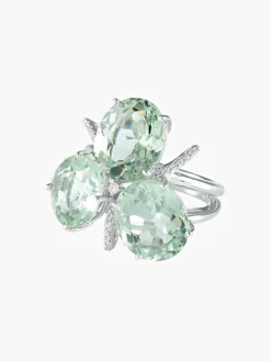 bague Chrysobéryls et Diamants