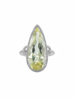 Bague Citrine Amande