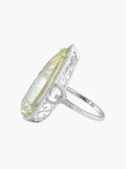 Bague Citrine Amande